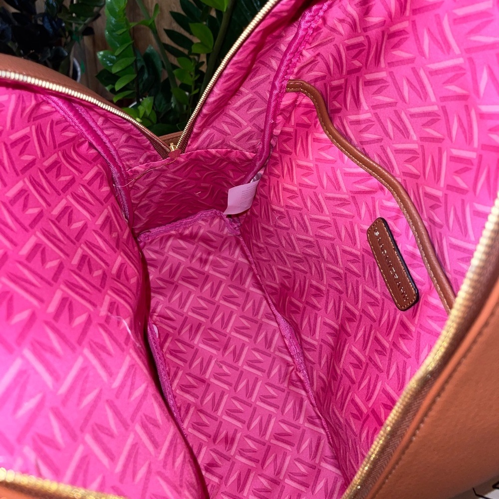 ISAAC MIZRAHI LIVE! Faux Pebble Leather Backpack in Cognac - Picture 5 of 12